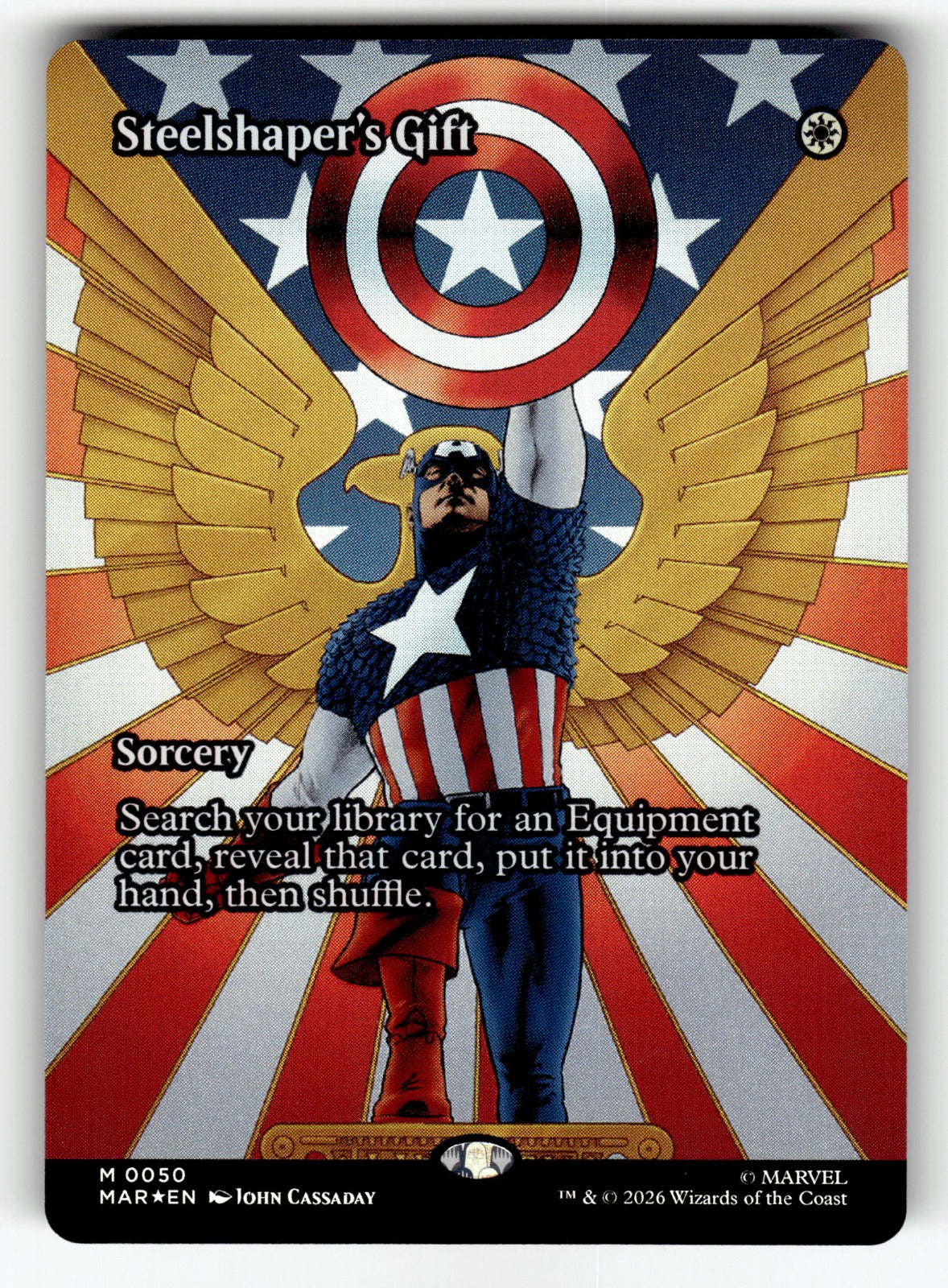 Steelshaper's Gift (Borderless) – 50 MAR: Marvel Universe Eternal-Legal M Foil NM