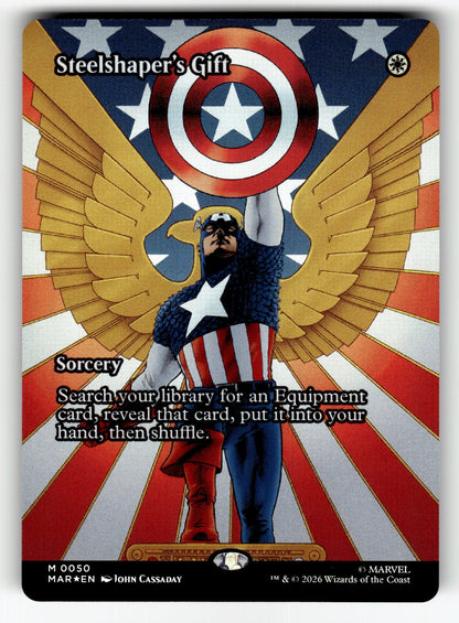 Steelshaper's Gift (Borderless) – 50 MAR: Marvel Universe Eternal-Legal M Foil NM