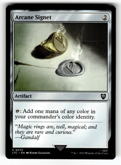 Arcane Signet – 273 LTC: Commander: The Lord of the Rings: Tales of Middle-earth C LP