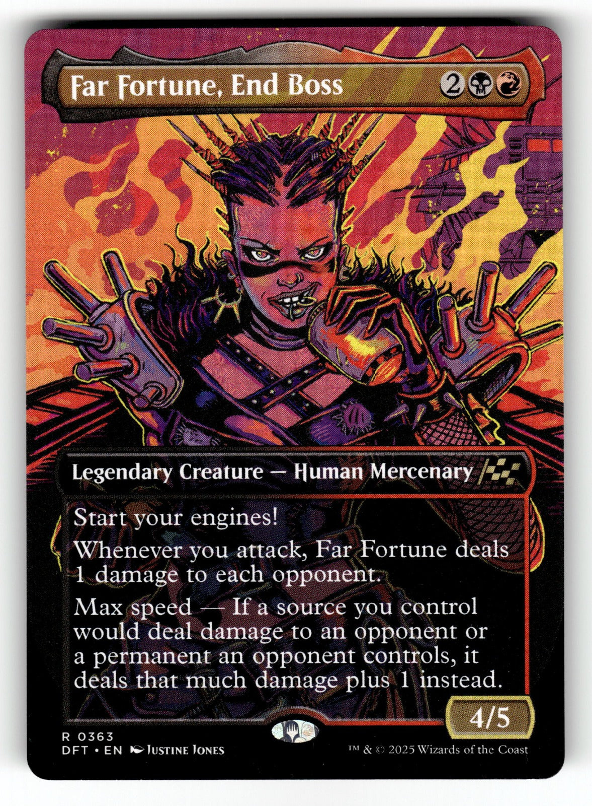 Far Fortune, End Boss (Borderless) – 363 DFT: Aetherdrift R NM