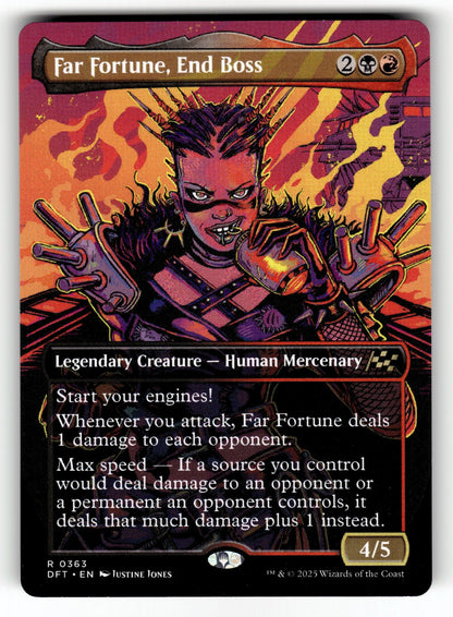 Far Fortune, End Boss (Borderless) – 363 DFT: Aetherdrift R NM