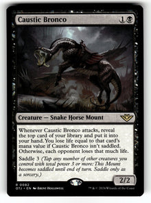 Caustic Bronco – 82 OTJ: Outlaws of Thunder Junction R NM