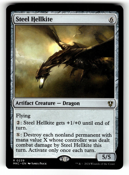 Steel Hellkite – 239 MKC: Commander: Murders at Karlov Manor R NM