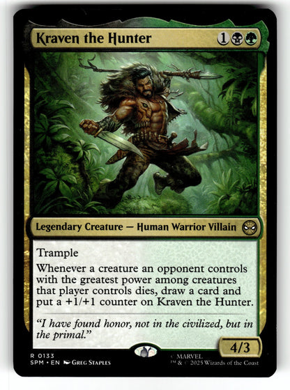 Kraven the Hunter – 133 SPM: Marvel's Spider-Man R NM