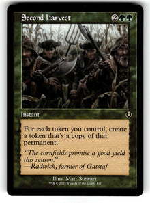Second Harvest (Retro Frame) – 417 INR: Innistrad Remastered R NM