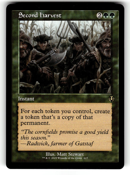Second Harvest (Retro Frame) – 417 INR: Innistrad Remastered R NM