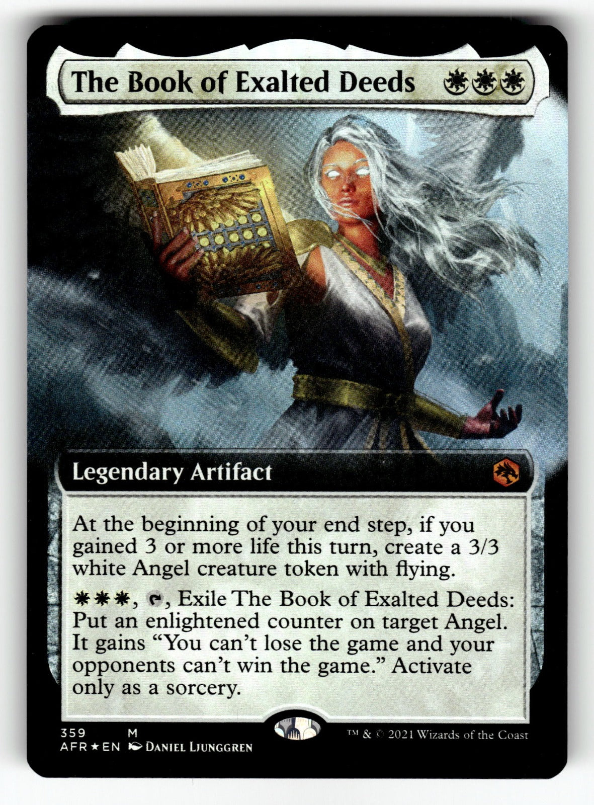 The Book of Exalted Deeds (Extended Art) – 359 AFR: Adventures in the Forgotten Realms M Foil NM