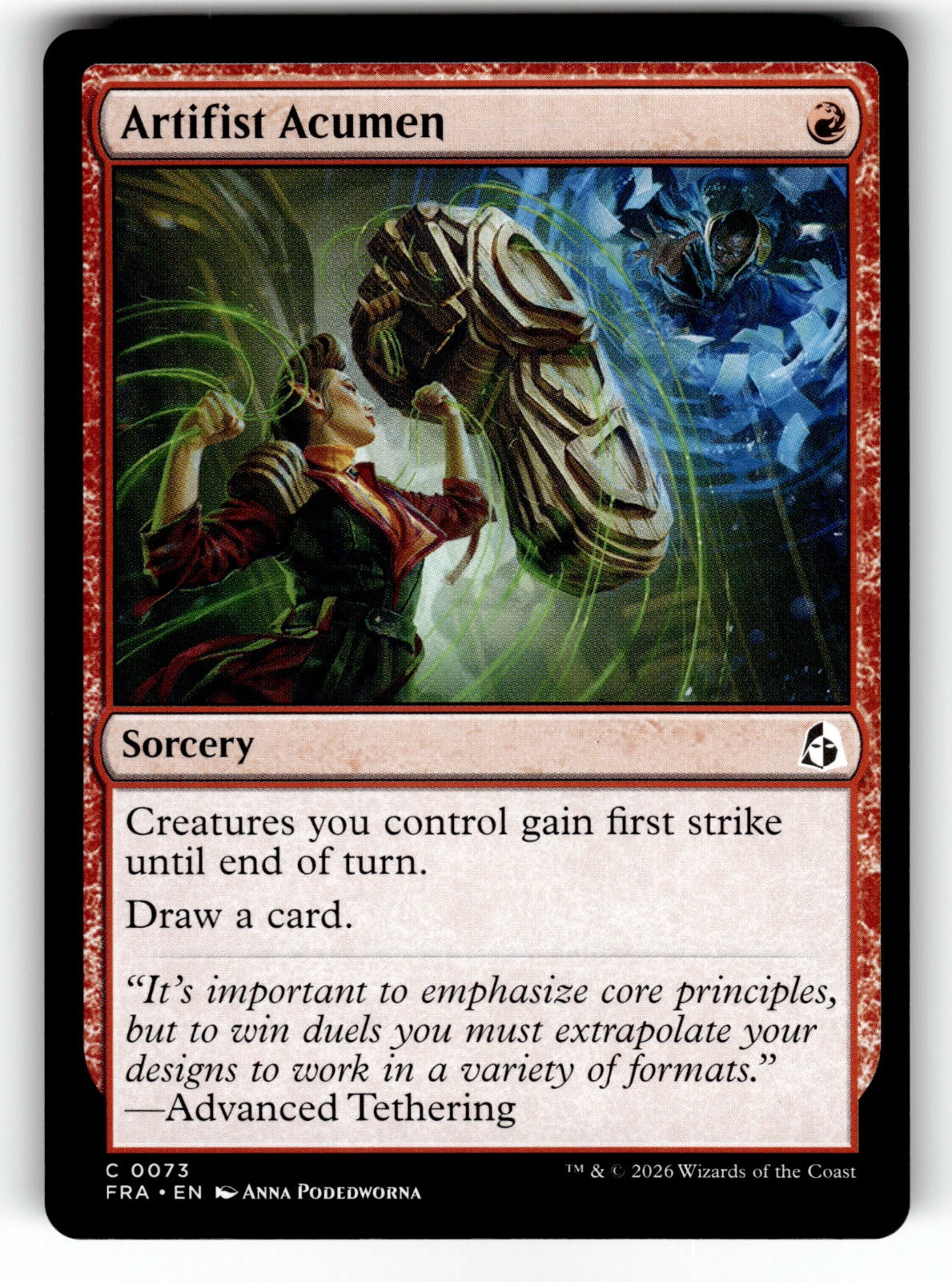 Artifist Acumen – 73 FRA: Reality Fracture C NM
