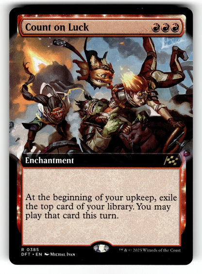Count on Luck (Extended Art) – 385 DFT: Aetherdrift R NM