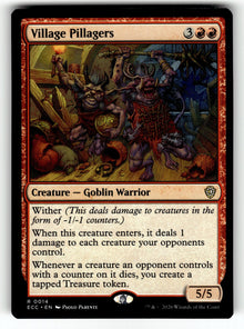 Village Pillagers – 14 ECC: Commander: Lorwyn Eclipsed R NM