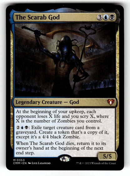 The Scarab God – 353 CMM: Commander Masters M NM