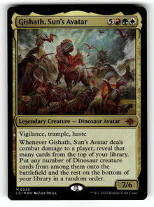 Gishath, Sun's Avatar – 229 LCI: The Lost Caverns of Ixalan M Foil NM