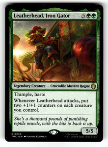 Leatherhead, Iron Gator – 30 TMC: Commander: Teenage Mutant Ninja Turtles R NM