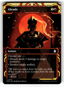 Abrade – 37 SOA: Secrets of Strixhaven: Mystical Archive U NM