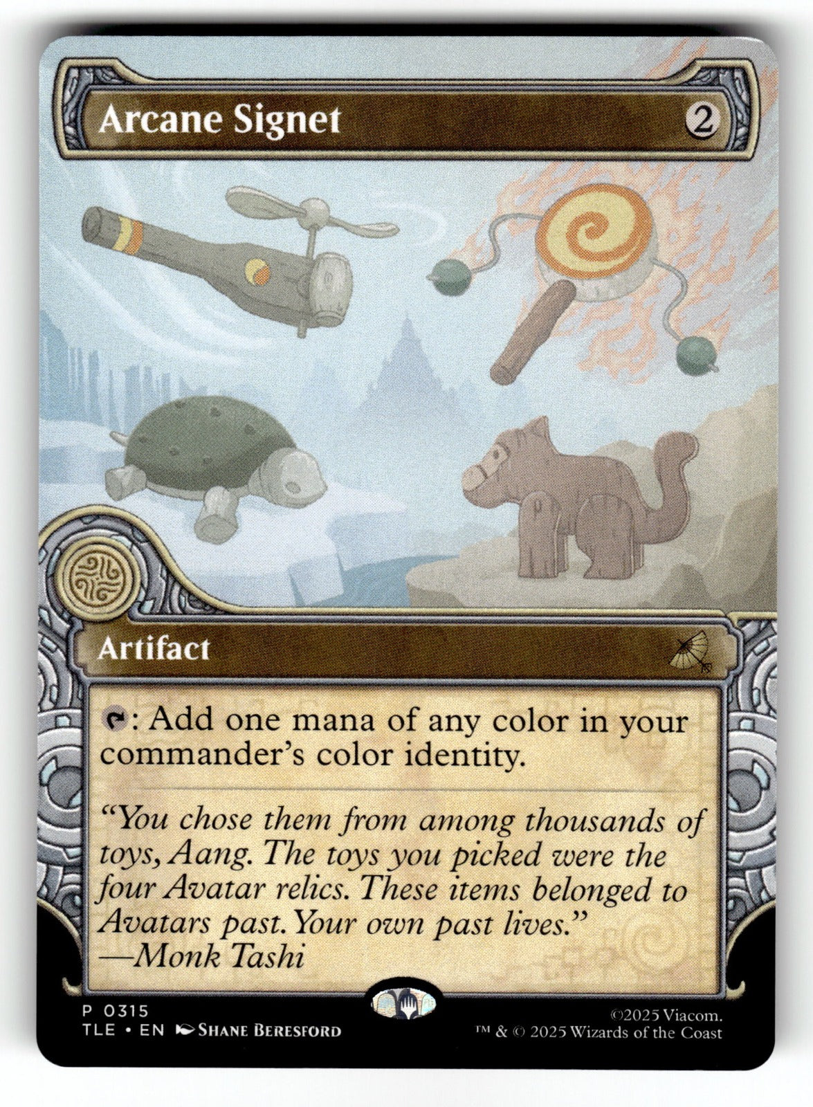 Arcane Signet (Showcase) – 315 TLE: Avatar: The Last Airbender: Eternal-Legal P NM