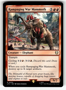 Rampaging War Mammoth – 34 LTC: Commander: The Lord of the Rings: Tales of Middle-earth R NM