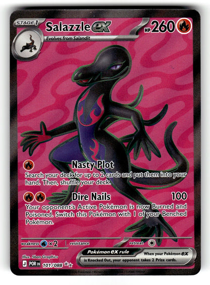 Salazzle ex - – 101/088 POR: ME03: Perfect Order Ultra Rare HoloNM