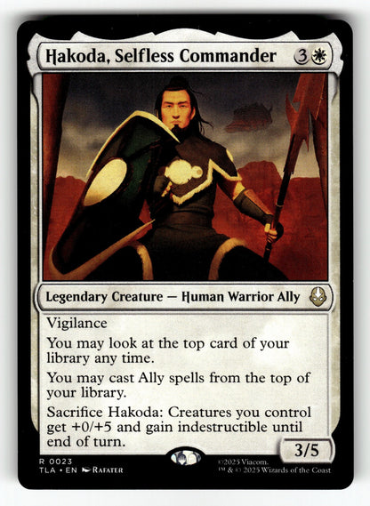 Hakoda, Selfless Commander – 23 TLA: Avatar: The Last Airbender R NM