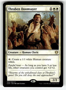 Thraben Doomsayer – 104 C20: Commander 2020 R NM
