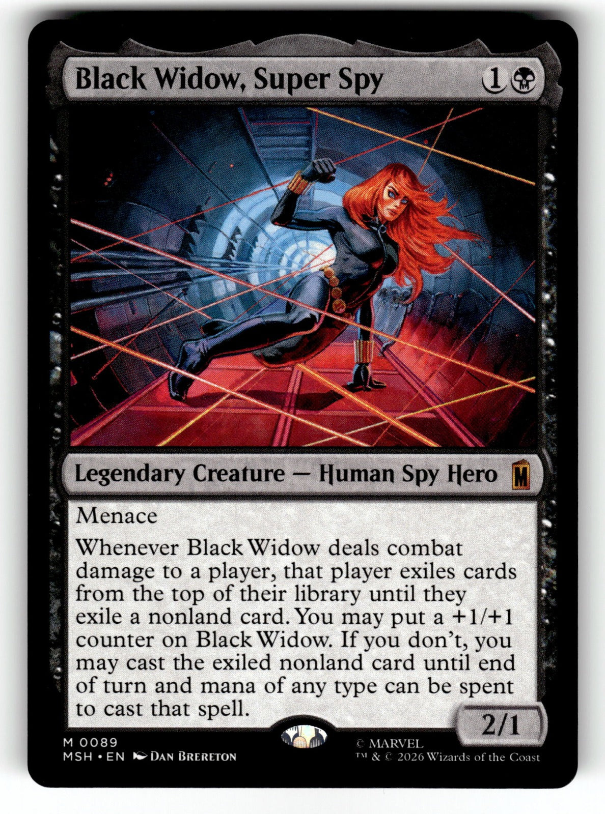 Black Widow, Super Spy – 89 MSH: Marvel Super Heroes M NM