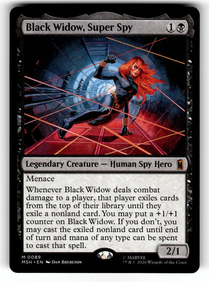 Black Widow, Super Spy – 89 MSH: Marvel Super Heroes M NM