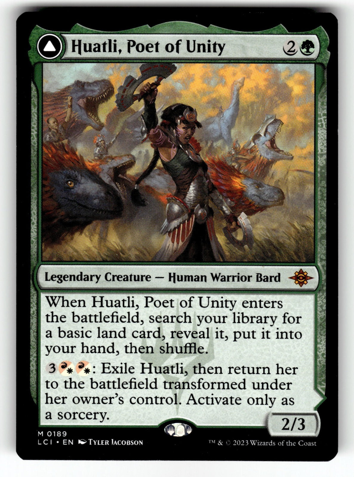 Huatli, Poet of Unity – 189 LCI: The Lost Caverns of Ixalan M LP
