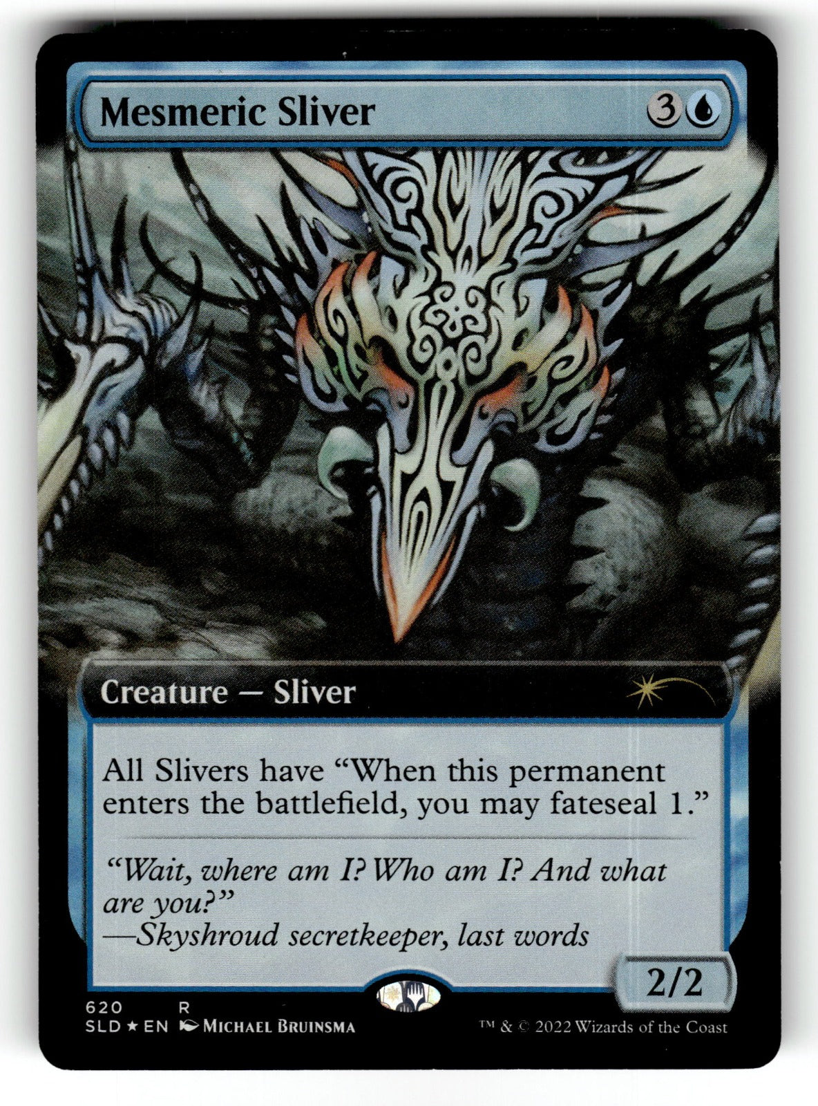 Mesmeric Sliver (Extended Art) – 620 SLD: Secret Lair Drop Series R Foil LP