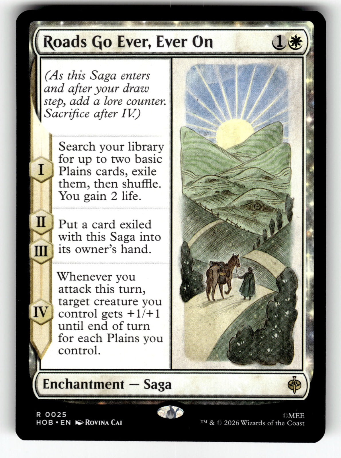 Roads Go Ever, Ever On – 25 HOB: The Hobbit R NM