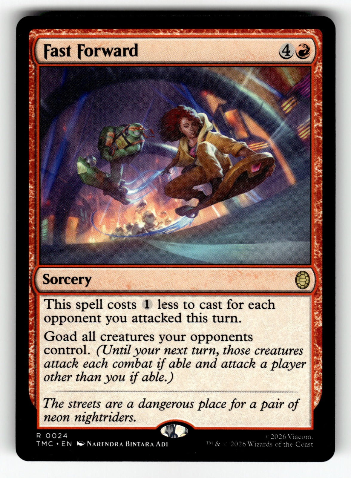 Fast Forward – 24 TMC: Commander: Teenage Mutant Ninja Turtles R NM