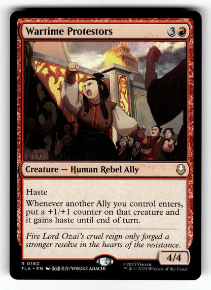 Wartime Protestors – 160 TLA: Avatar: The Last Airbender R NM