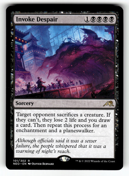 Invoke Despair – 101 NEO: Kamigawa: Neon Dynasty R NM