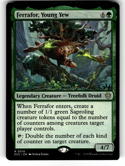 Ferrafor, Young Yew – 16 ECC: Commander: Lorwyn Eclipsed R NM