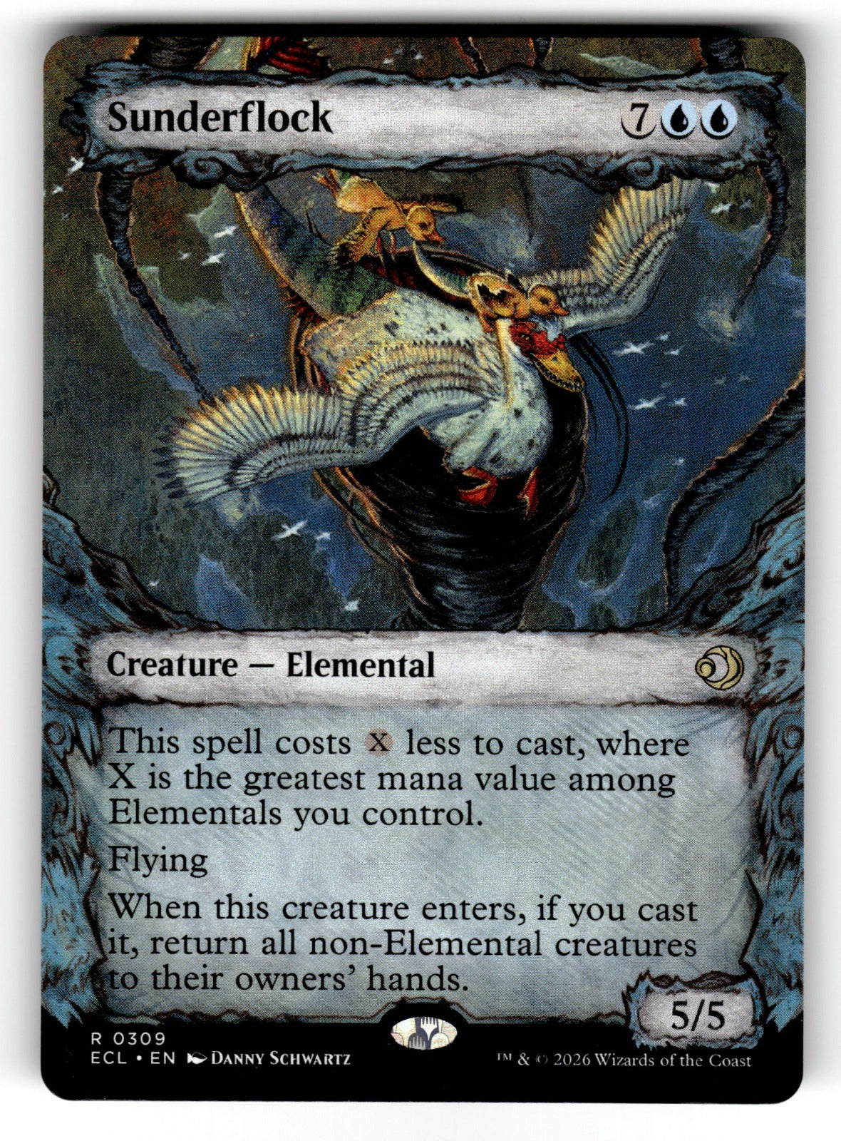 Sunderflock (Showcase) – 309 ECL: Lorwyn Eclipsed R NM