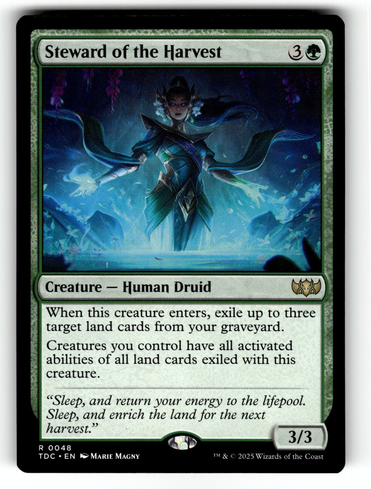 Steward of the Harvest – 48 TDC: Commander: Tarkir: Dragonstorm R NM