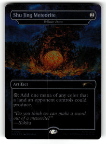 Shu Jing Meteorite - Fellwar Stone (Rainbow Foil) – 7062 SLD: Secret Lair Drop Series R Foil NM