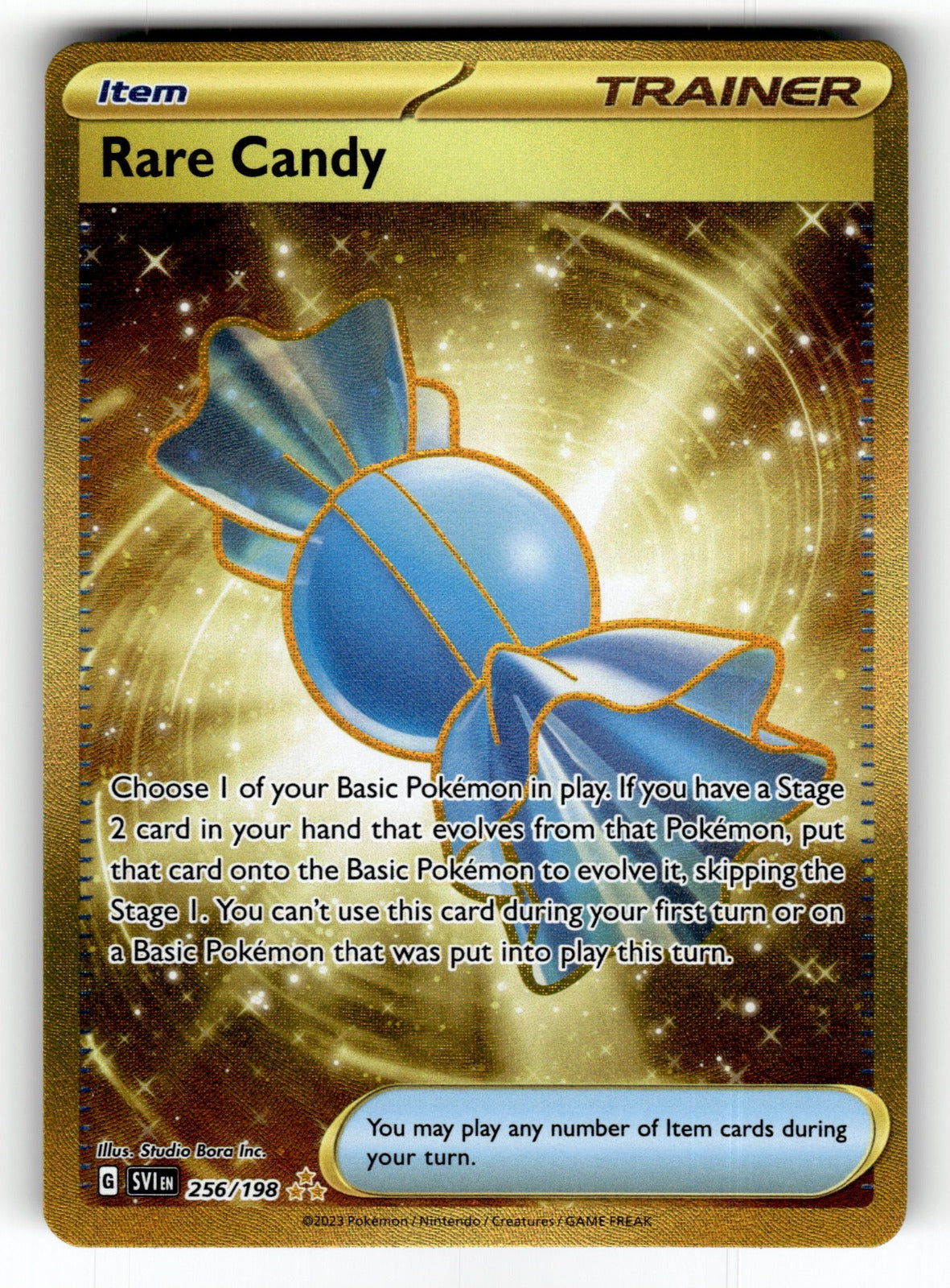 Rare Candy – 256/198 SVI: SV01: Scarlet & Violet Base Set Hyper Rare Holo NM