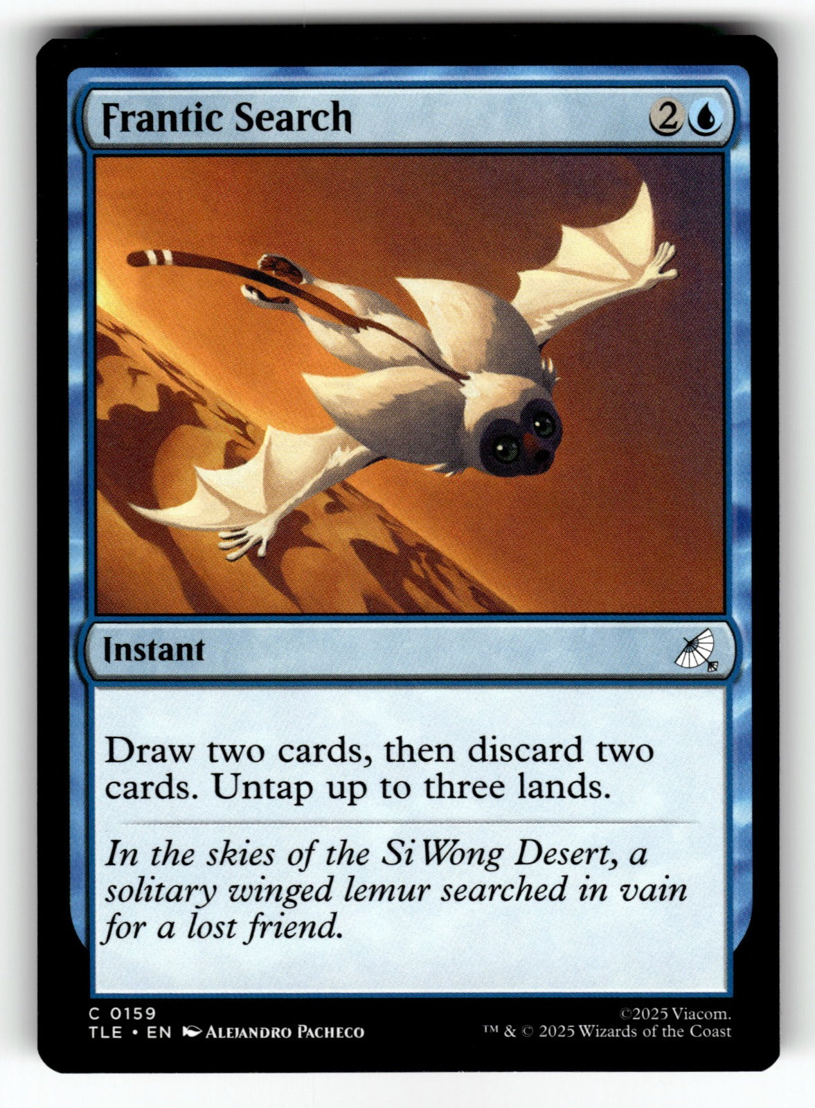 Frantic Search – 159 TLE: Avatar: The Last Airbender: Eternal-Legal C NM