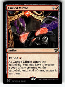 Cursed Mirror – 161 OTC: Commander: Outlaws of Thunder Junction R NM