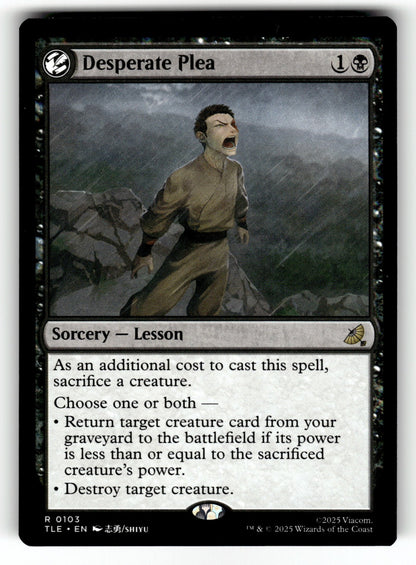 Desperate Plea – 103 TLE: Avatar: The Last Airbender: Eternal-Legal R NM
