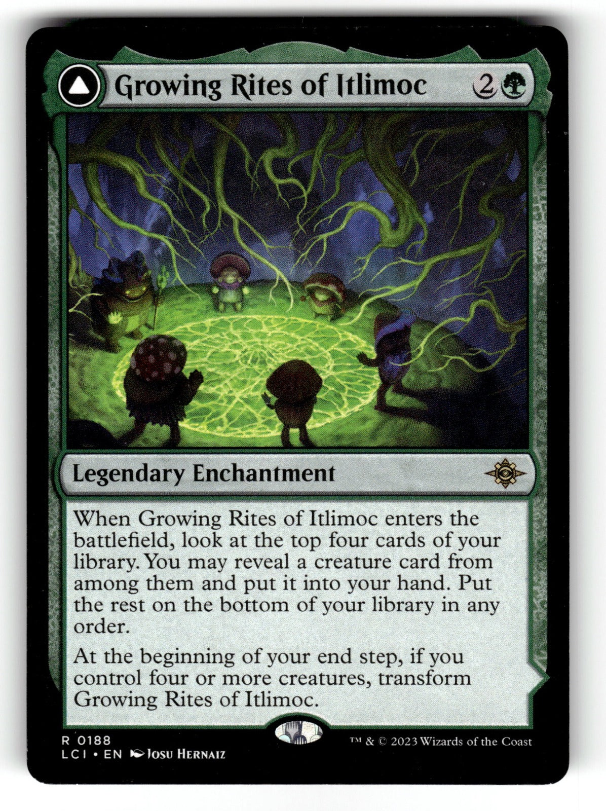 Growing Rites of Itlimoc – 188 LCI: The Lost Caverns of Ixalan R NM