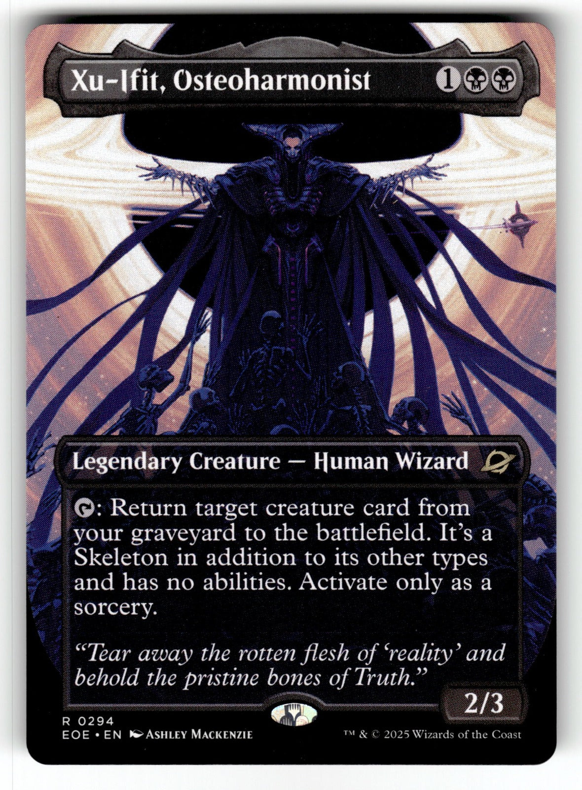 Xu-Ifit, Osteoharmonist (Borderless) – 294 EOE: Edge of Eternities R NM
