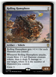 Rolling Hamsphere – 39 BLC: Commander: Bloomburrow R NM