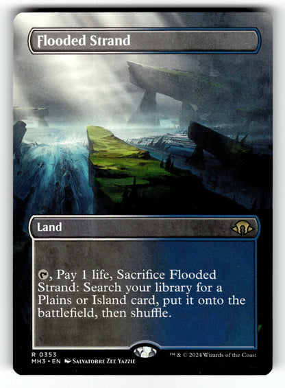 Flooded Strand Borderless – 353 MH3: Modern Horizons 3 R LP