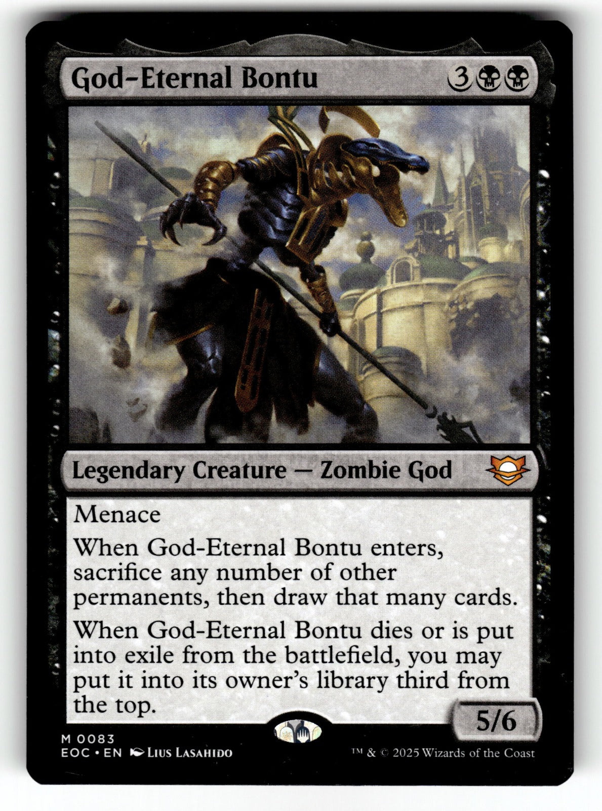 God-Eternal Bontu – 83 EOC: Commander: Edge of Eternities M NM
