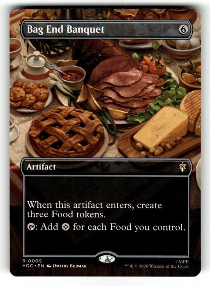 Bag End Banquet (Borderless) – 5 HOC: The Hobbit: Eternal-Legal R NM
