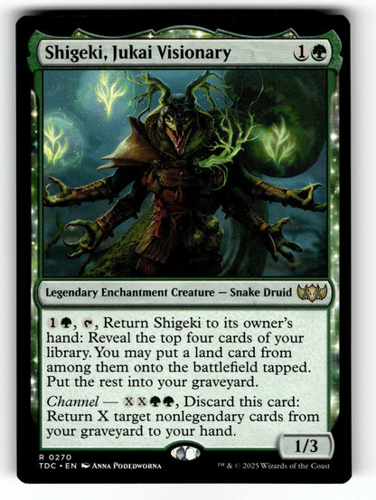 Shigeki, Jukai Visionary – 270 TDC: Commander: Tarkir: Dragonstorm R NM