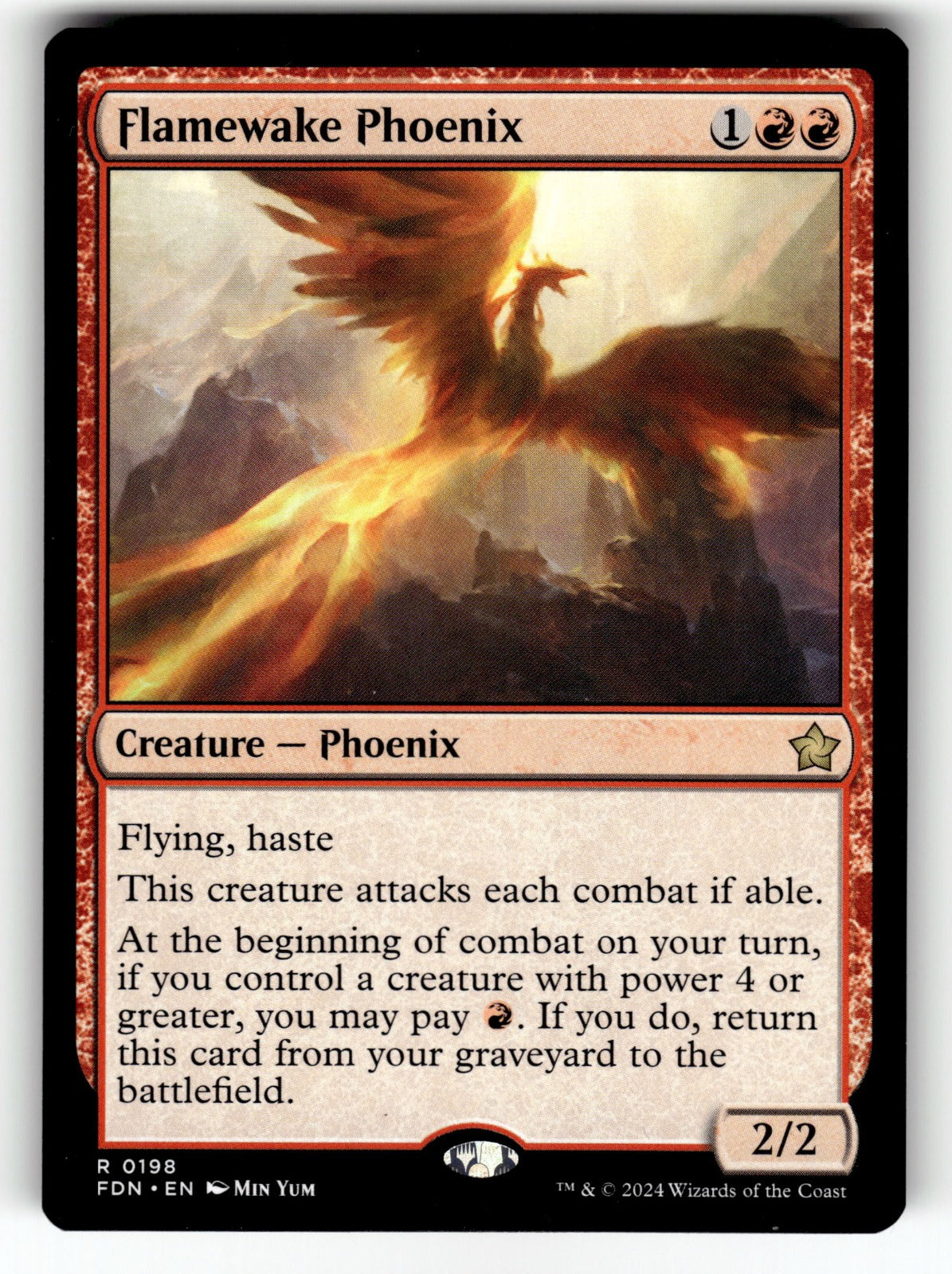 Flamewake Phoenix – 198 FDN: Foundations R NM