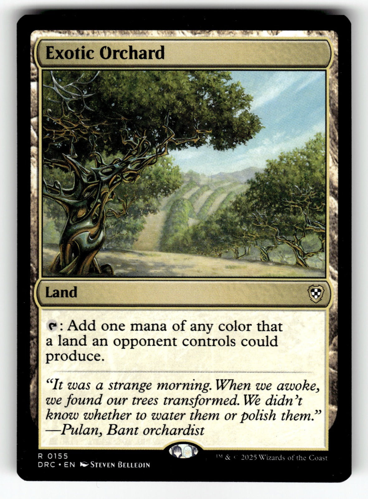 Exotic Orchard – 155 DRC: Commander: Aetherdrift R NM