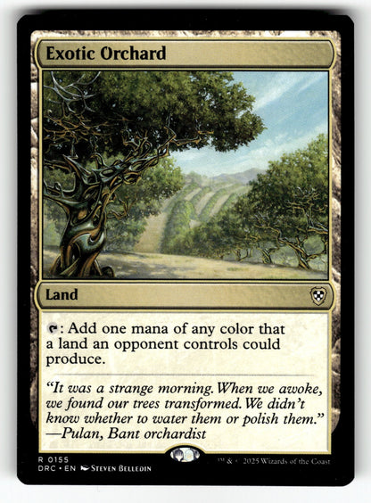 Exotic Orchard – 155 DRC: Commander: Aetherdrift R NM
