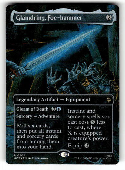 Glamdring, Foe-hammer (Borderless) – 204 HOB: The Hobbit R Foil LP